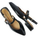 VIA VAI - Jazz Valerie - Sandalen - Zwart - Lakleer - Handgemaakt in Portugal