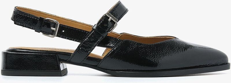 VIA VAI - Jazz Valerie - Slingback - Zwart - Leer