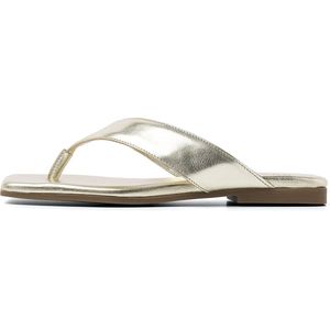 Via Vai - Kiki Berry - Slippers - Geel - Leer