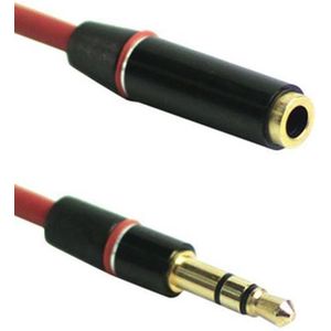 3.5mm Male naar Female Stereo Sound Audio Verlengkabel 1.3 Meter