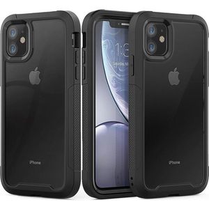 Apple - iPhone 11 - Hoesje - Zwart - Hybride Full Protect
