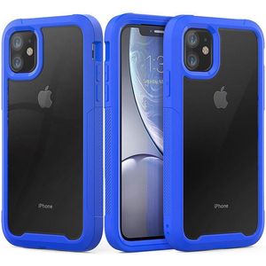 Apple - iPhone 11 - Hoesje - Blauw - Hybride Full Protect