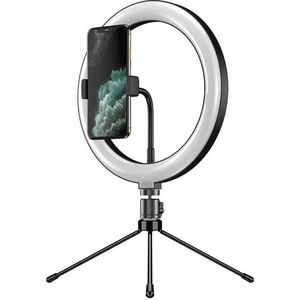 Universele Tripod Telefoonhouder Statief Ring Smartphone Standaard Lamp