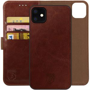 Rosso Element Uitneembaar 2-in-1 Apple iPhone 11 / XR Hoesje Bruin