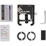 GUB - Plus 10 - Universele Draaibare Telefoon Fietshouder - Aluminium - Zwart