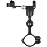 GUB - Plus 10 - Universele Draaibare Telefoon Fietshouder - Aluminium - Zwart