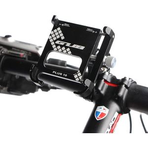 GUB - Plus 10 - Universele Draaibare Telefoon Fietshouder - Aluminium - Zwart
