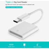 USB-C Adapter met SD-Kaartlezer voor Laptop, Tablet of Smartphone