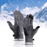 KYNCILOR Winter Handschoenen Touchscreen Wind en Water Proof Grijs M