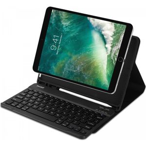 Buddi Zuna iPad 10.2 / Pro 10.5 Hoes met Toetsenbord Book Case Zwart