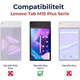 HappyCase Lenovo Tab M10 Plus Gen 3 Kinder Tablethoes Handvat Blauw