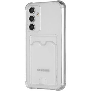 Samsung Galaxy A54 Hoesje Dun TPU met Pasjeshouder Transparant