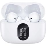 SBG - TWS Bluetooth Oordopjes - Wit - Active Noise Cancelling - LED Display
