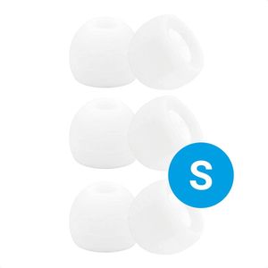 Siliconen Eartips - Wit - 3 Pack - Vervangende Oordopjes voor Oordopjes / Headsets