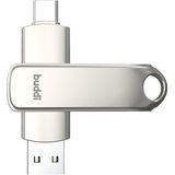 Buddi - USB-C Stick - Grijs - 256GB - Dual Geheugenstick - USB 3.1