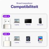 Buddi - USB-C Stick - 512GB - Grijs - USB A en USB C