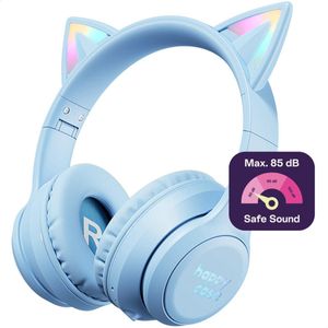 HappyCase - Kinder Koptelefoon - Blauw - Bluetooth - Over-Ear - Geluiddempend
