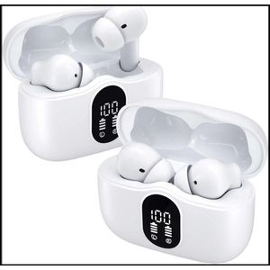 SBG - TWS Draadloze Oordopjes - Wit - Bluetooth - Noise Cancelling