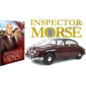 Jaguar MK II ""TV Series Inspector Morse (1987-2000)"" Donker Rood 1:43 Cararama