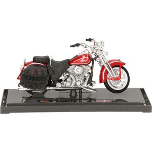 Maisto - Modelmotor - Harley-Davidson Heritage Softail Springer 1999 - rood - 12 x 4 x 6 cm
