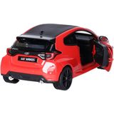 Maisto modelauto/speelgoedauto Toyota Yaris - rood - schaal 1:24/16 x 7 x 7 cm