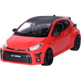 Maisto modelauto/speelgoedauto Toyota Yaris - rood - schaal 1:24/16 x 7 x 7 cm