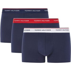 Tommy Hilfiger - 3-Pack Boxershorts - Blauw - Elastisch Katoen