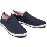 Tommy Hilfiger Heren Instappers Iconic Slip On Sneaker Blauw