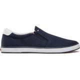 Tommy Hilfiger Heren Instappers Iconic Slip On Sneaker Blauw