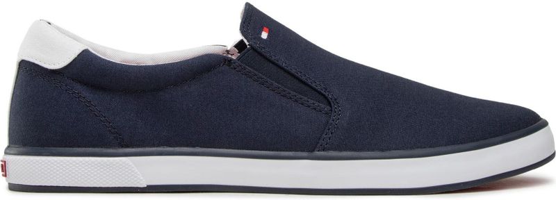 Tommy Hilfiger Heren Instappers Iconic Slip On Sneaker Blauw