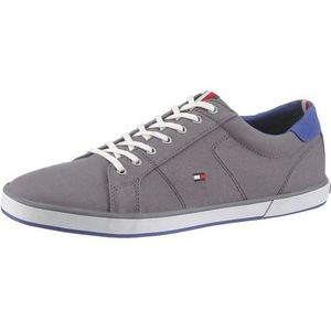 Tommy Hilfiger - Harlow Low Top Sneakers voor Heren - Schoenen voor Heren UK, Herenschoenen, Heren, Wandelschoenen Heren, Schoenen - Trainers, Grijs Staal Grijs 039, 9.5 UK