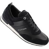 Tommy Hilfiger - M2285axwell - Lage Herenschoenen - Midnight Grijs - Leer en Suède