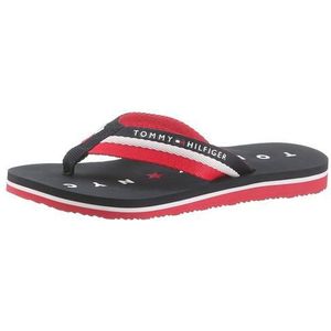 Tommy Hilfiger Tommy Loves Ny Beach Sandalen Fw0fw02370 Flip-Flop voor dames, Blauw Midnight, 36 EU