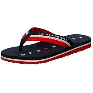 Tommy Hilfiger Tommy Loves NY Beach Teenslippers voor dames, Midnight, 38 EU