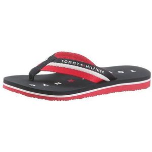 Tommy Hilfiger Tommy Loves Ny Beach Sandal Teenslippers voor dames, Midnight, 39 EU