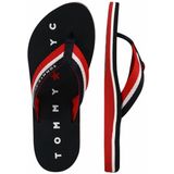 Tommy Hilfiger - FW0FW02370 - Teenslipper - Marineblauw - Synthetisch