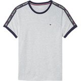 Tommy Hilfiger - Korte Mouw T-shirt - Grijs - Katoen - Ronde Hals