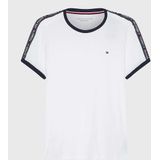 Tommy Hilfiger - Logo Band - T-shirt - Olijfgroen - Katoen