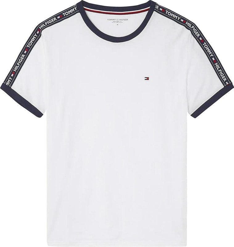 Tommy Hilfiger - Logo Band - T-shirt - Olijfgroen - Katoen