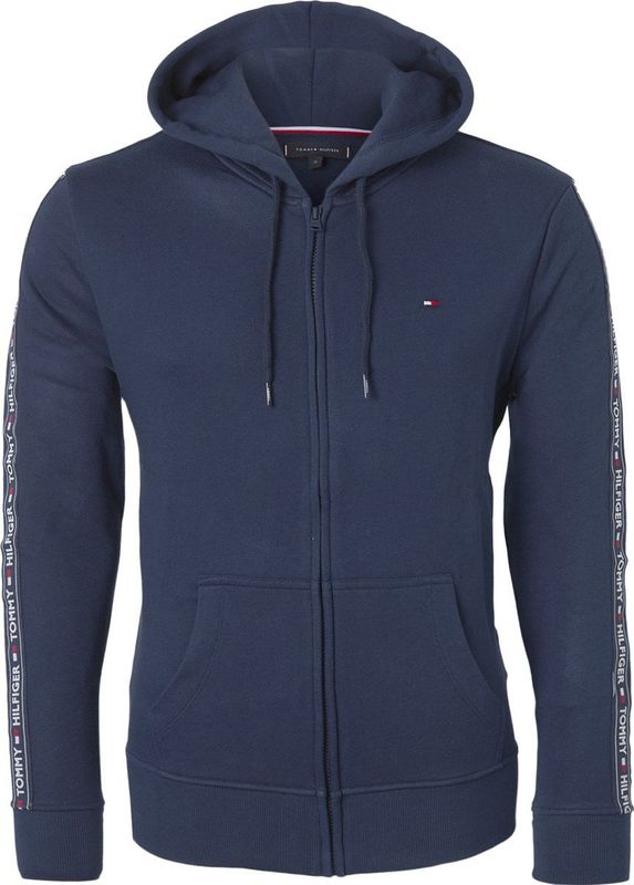 Tommy Hilfiger - Heren Vest Logo Blauw