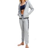 Tommy Hilfiger dames Authentic track pant - joggingbroek normale dikte - grijs melange