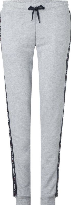 Tommy Hilfiger dames Authentic track pant - joggingbroek normale dikte - grijs melange