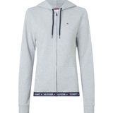 Tommy Hilfiger - Hoodie - Grijs - 75% Organisch Katoen, 25% Polyester