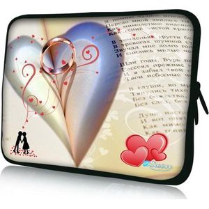 Sleevy 13,3 inch laptophoes liefde design - laptop sleeve - Sleevy collectie 300+ designs