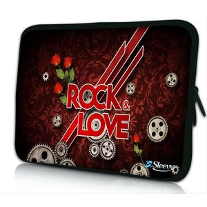 Sleevy 17.3 laptophoes Rock love - laptop sleeve - Sleevy collectie 300+ designs