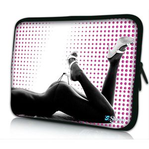 Sleevy 14 laptophoes sexy lady - laptop sleeve - Sleevy collectie 300+ designs