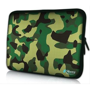 Sleevy 13.3 laptophoes legerprint - laptop sleeve - Sleevy collectie 300+ designs