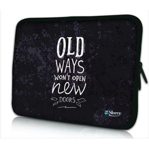 Laptophoes 13,3 inch old ways - Sleevy - laptop sleeve - laptopcover - Alle inch-maten & keuze uit 250+ designs! Sleevy