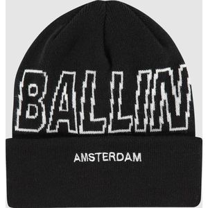 Ballin Amsterdam -  Heren  Muts  - Zwart - Maat One Size