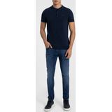 Purewhite - Heren Skinny fit Denim Jeans - Denim Mid Blue